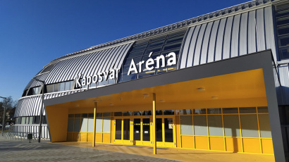 CE Glass referencia Kaposvár Aréna